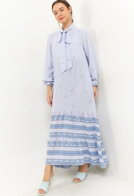 Gamis Kamilaa Kamilaa By Itang Yunasz Gamis Etnik Blue Gamis