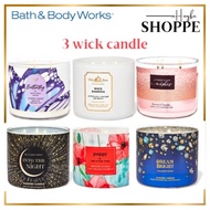 🚨💯 ORIGINAL🚨 BATH AND BODY WORKS 3-WICK CANDLE