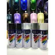 KOBE SPRAY SPRAY PAINT 400cc [FLAT BLACK912, BLACK910, CLEAR931, WHITE900, BRIGHT SILVER950]-Acrylic