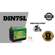 (Installation Included)BATERI KERETA DIN75 Century Excel | Car Battery VW Passat Tiguan Golf Jetta P