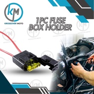 1PC AUTOMOTIVE FUSE BOX HOLDER WITH FREE 10A 32V FUSE [KM]