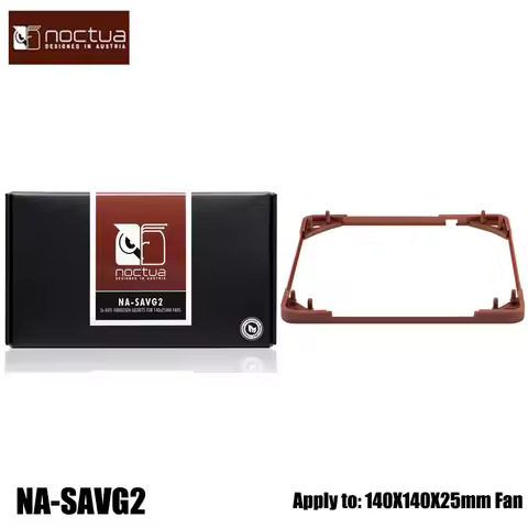 Noctua NA-SAVG2 anti-vibration Spacer For Noctua 140x25mm Fans To Suppress Small Vibrations and Redu