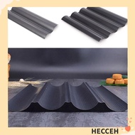 HECCEH Baguette Mold, Waves 2/4 Grooves Baguette Baking Tray,  Bakeware French Bread Toast Baking To