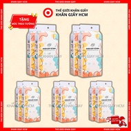 Khăn Giấy Top Gia Đa Sắc Giấy Ăn Giấy Rút Giấy Vệ Sinh Treo Tường 1280 Tờ 4 Lớp Chính Hãng