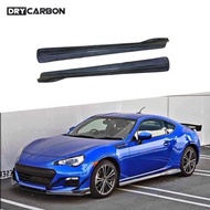 On sale For Subaru BRZ For Toyota GT86 2014 2015 2016 Carbon Fiber Side Skirts Extension Lip Apron S
