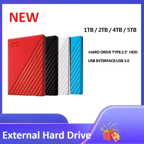 New For Western Digital 2TB 1TB Elements External Hard Drive USB 3.0 2.5" Portable External HDD Hard