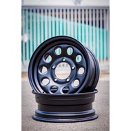 Suzuki Jimny Original Japan Steel Wheel Rim PCD5x139.7 (5x5.5) (JB43 , SJ410, JA22) Matt Black