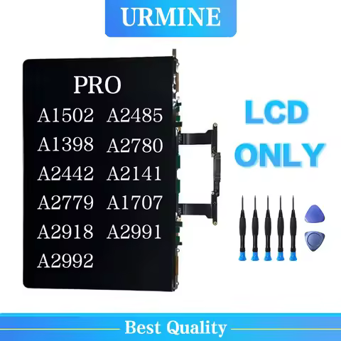 Only LCD Glass Display Replacement For Macbook Pro Retina A1502 A1398 A2442 A2779 A2918 A2992 A2485 