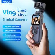🎥【4K AI Tracking Pocket Gimbal Camera】4K HD Handheld Action Camera, Pocket Gimbal Camcorder for Outd