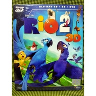 Rio 2 2 (Blu-ray 3D 1 Disc + Blu-ray 1 + DVD 1 Disc) Real Thai Subtitles