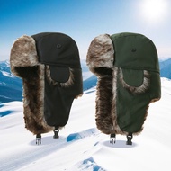 Russian Winter Hat Thick Warm Fur Winter Hat Original Import Russian Warm Outdoor Ski Hat Earmuff