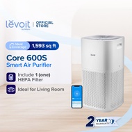 [Haze Protection] Levoit Core 600S Smart WiFi Air Purifier Dust Sensor Air Quality for Large Room (1