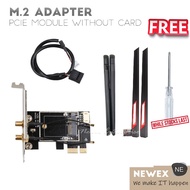 M.2 WiFi Adapter NGFF Key A-E PCIE WLAN Module M.2 2230 | 2242 Slot For Intel AC | WiFi 6 AX200 AX21