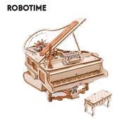 Robotime ROKR โรงงานหินอ่อนช็อกโกแลต3D เกมปริศนาไม้โมเดลตัวต่อของเล่นสำหรับเด็กผู้ใหญ่ของขวัญวันเกิด