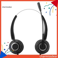 CHA H500D 25mm/Dual 35mm/RJ9/USB Call Center Headset Noise Cancelling Headphone