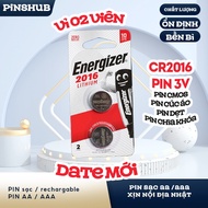 Blister of 2 Energizer CR2016 3V Button Cell Batteries - Durable Flat Lithium Battery 3V smarkey CMO