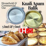 Kuali Apam Balik 5Inci 7inci Acuan Kuih Apam Balik Tembaga Aluminium Apam Balik Pan