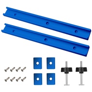 2T-Guide Rail Clamp Rails Made of Aluminium Alloy400 mm T-Slot Track MitreRail SetGroove SlidRail wi