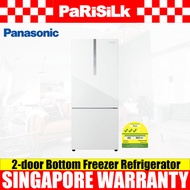 PANASONIC NR-BX471WGWS Glass Door Series 2-door Bottom Freezer Refrigerator