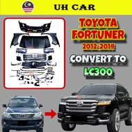 (CONVERT) Toyota Fortuner 2012-2014 Convert To LC300 Bodykit Bumper Bonnet Fender Head Lamp