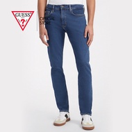 GUESS กางเกงยีนส์ผู้ชาย Mid riseslim jeans รุ่น M4YA1CD5DM2 สียีนส์