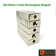 20x10x5mm (4mm Countersunk 1 Hole) Neodymium NdFeB Super Strong Cuboid Block Magnet (1pcs)