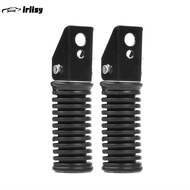iriisy 1Pc Folding Foot Pegs Electric Scooter Widened Rubber Anti-Slip Pedal Motorcycle Rear Rider F