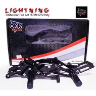 OKM rear full set XRM125 3nity full rear set
