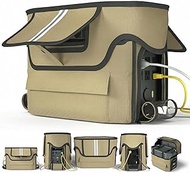 Power Station Waterproof Case, Compatible with EF ECOFLOW DELTA 2 MAX Portable Case, Crafted from 16