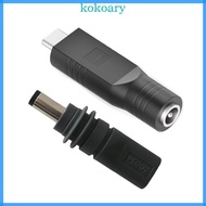 KOK DC5521 to USB C Power Cable Adapter 5521 to Type C Connectors for Quick Charging 100W PD20V