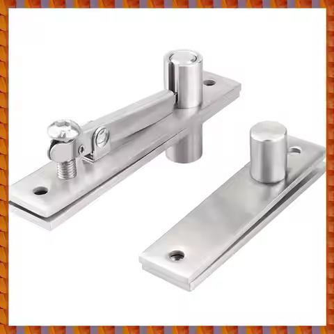 Pivot Hinge Stainless Steel Closet Door Hinges Rotation Hinges For Wooden Door Heavy Duty Closet Hin