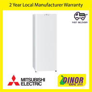 [NEW] Mitsubishi Electric 160L MFU16 Upright Freezer ENERGY SAVING Frost Free  MF-U16 / MF-U16R-W-ML