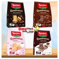 220g / 250g Loacker Quadratini Wafer Cubes [Dark Chocolate / Double Choc / Raspberry - Yogurt / Coco