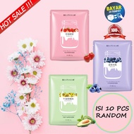 Isi 10 Pcs Random Termurah !! Beotua Masker Wajah Beotua / Yogurt Sheet Mask Beotua Original Fruit M