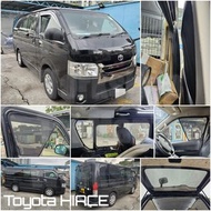 Toyota Hiace300 的專車專用濾光窗網太陽擋