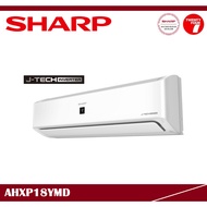 [ Delivered by Seller ] SHARP 2.0HP J-Tech Inverter Plasmacluster Air Conditioner / Aircond / Air Cond R32 AHXP18YMD