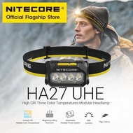 NITECORE HA27 UHE Modular AAA Headlamp 3 Color Temperatures 800 Lumens Led Headlight with HLB1500 Ba