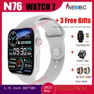 IWO N76 Smart Watch 1.75 Inch Square Screen Bluetooth Call Wireless Charging Long Standby Watches