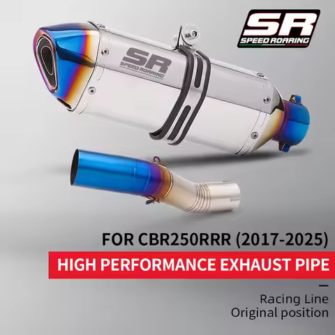 CBR250RR 2017–2025 Model Year Full Racing Exhaust System: High-Performance, Bolt-On Fitment