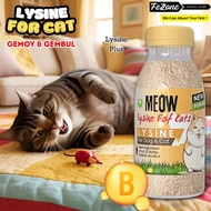 MEOW LYSINE Helps Cat Chubby Healthy Appetite Back FEZONE Lysine for Cat Cat Vitamin Supplement