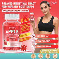 BIYODE Apple Cider Vinegar Edible Gummies 5000mg with Vitamin B9 B12 Supplement Healthy Fitness Diet