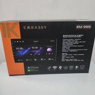 LAYAR 9 inch android Head unit embassy taurus em-999 ram 4 GB + rom GB64 1k black incell Screen