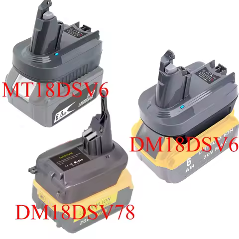 Battery Adapter for Dyson V6 V7 V8 Series Vacuum Cleaners MT18DSV6 DM18DSV6 DM18DSV78 for Dewalt/Mak