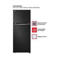LG GN-B392PQBK | 423L Top Freezer Fridge in Essence Matt Black