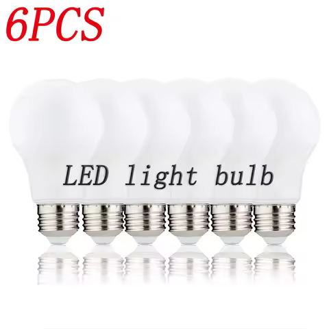 6pcs/lot LED Lamp E27 LED Bulb 3W 6W 9W 12W 15W 18W 20W Lampara Lampada Led Light Bulbs AC220V Bombi