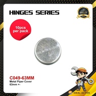 10PCS METAL PIPE COVER C049-63(63MM)