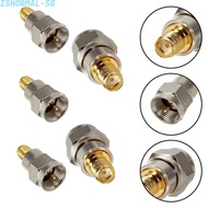 [ISHOWMAL-SG]Coax Antenna Adapter Tools Male Connector RF-M113 50-ohm Antenna Adapter-New In 1-