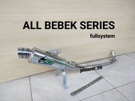 knalpot racing JRM untuk motor BEBEK ALL VARIAN/TYPE. jupiter z.Z1,robot. supra x 125. karisma. supr