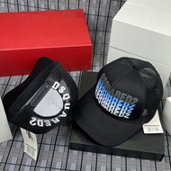 DSQUARED2 Men's and Women's Fashion Button Mesh Cap, Dsquared2 Mesh Hat with Mesh MU134