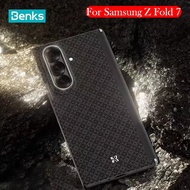 Benks Carbon Fibre Case For Samsung Z Fold 7 Kevlar Wireless Charging Back Cover Case for SAMSUNG Z 